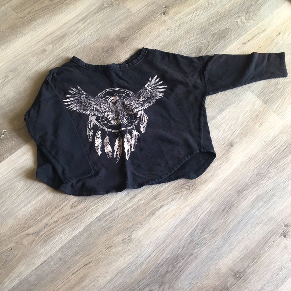 Ralph Lauren long sleeve lace T-shirt